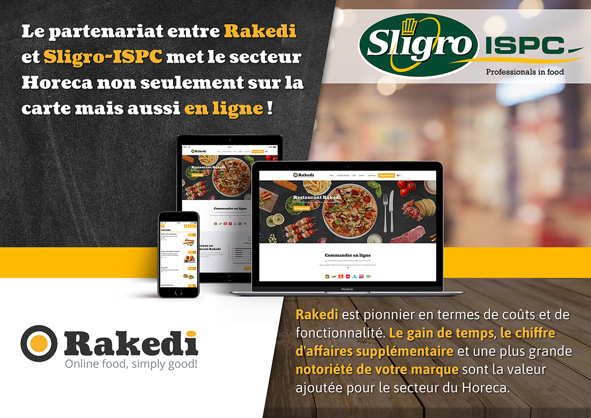 Coop&eacute;ration entre Sligro-ISPC et Rakedi